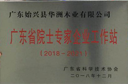 喜訊！華洲木業(yè)獲批建立廣東省院士專家（企業(yè)）工作站(圖1)