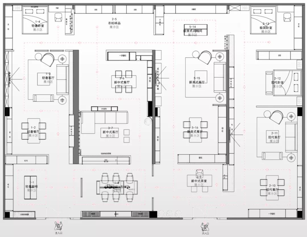 華洲木業︱湖北當陽戰略合作商 348㎡ 展廳空間設計案例(圖1) 華洲木業︱湖北當陽戰略合作商 348㎡ 展廳空間設計案例(圖1)
